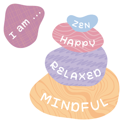 Small Individual Positive Affirmation Clings
