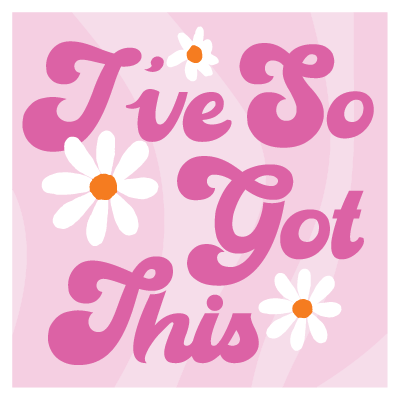 Small Individual Positive Affirmation Clings