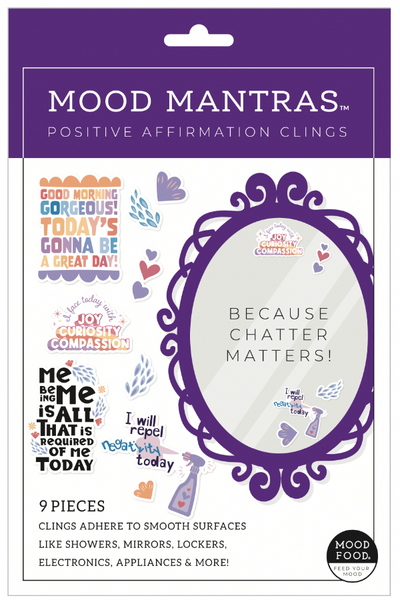 "Face The Day" Positive Affirmation Clings